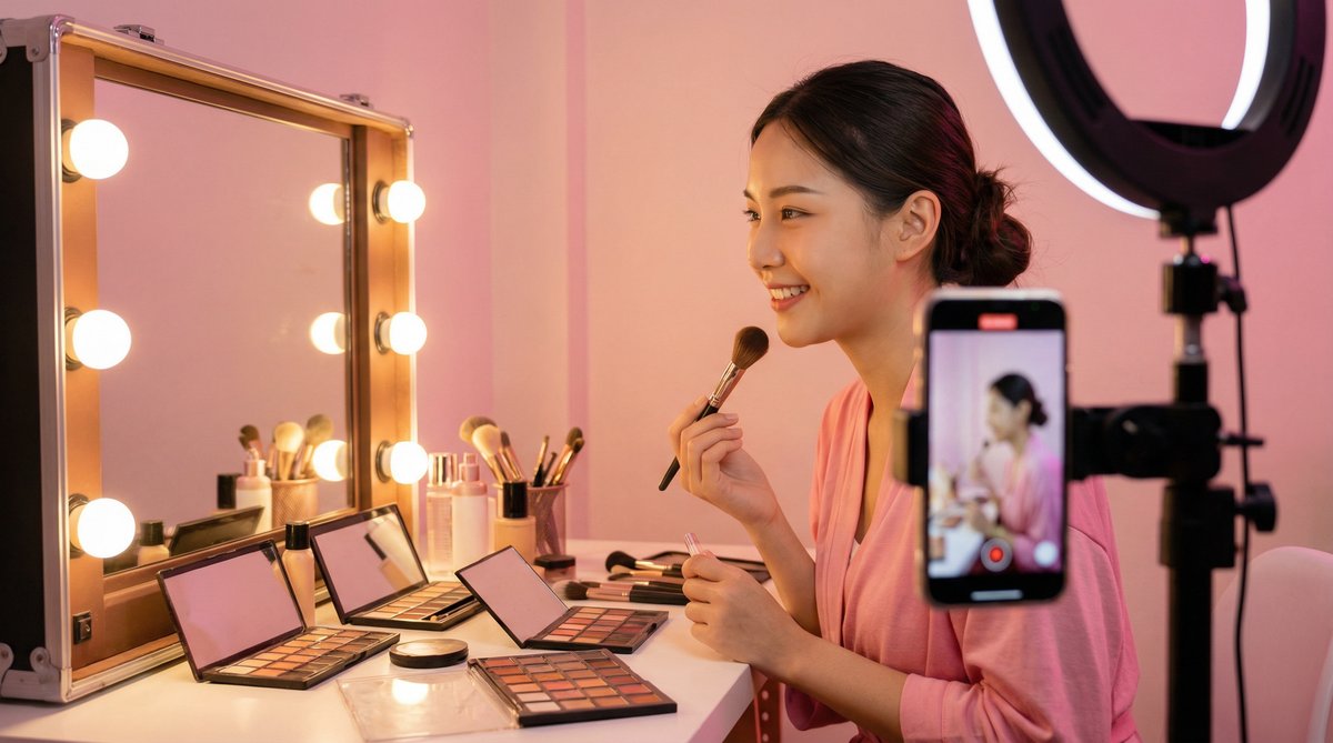 糖心vlog美妆视频